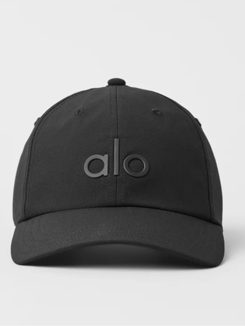 ALO Yoga Men’s Matte Black Logo Cap